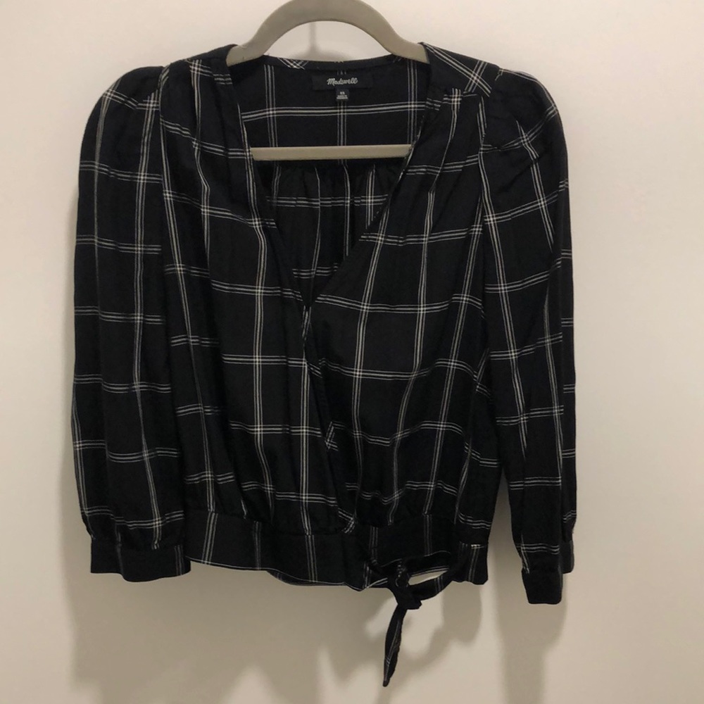Madewell Windowpane Top